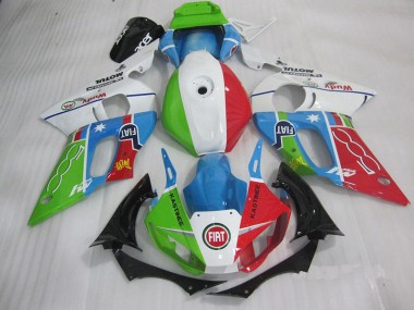 Carénage Moto R6 1998-2002 - Bleu Rouge Fiat Kastinee