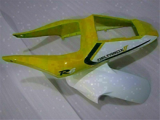 Carénage Moto R6 1998-2002 - Jaune Blanc Carénage Moto R6 1998-2002 - Jaune Blanc