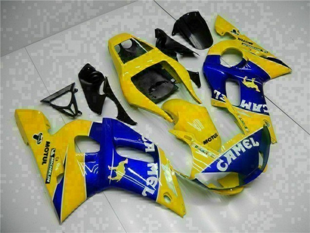 Carénage Moto R6 1998-2002 - Jaune Bleu Carénage Moto R6 1998-2002 - Jaune Bleu