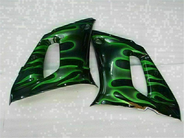 Carénage Moto R6 1998-2002 - Vert Noir Carénage Moto R6 1998-2002 - Vert Noir