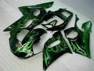 Carénage Moto R6 1998-2002 - Vert Noir