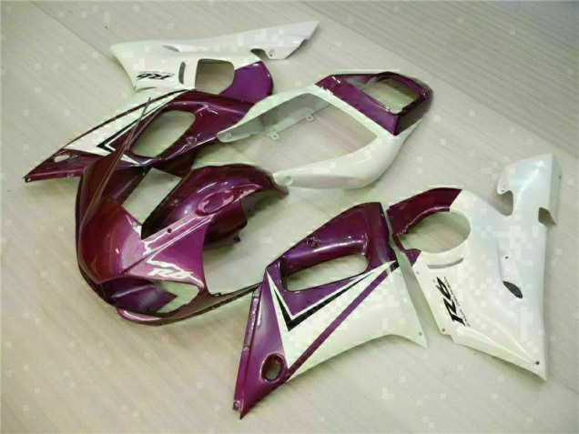 Carénage Moto R6 1998-2002 - Violet Blanc Carénage Moto R6 1998-2002 - Violet Blanc