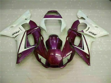 Carénage Moto R6 1998-2002 - Violet Blanc