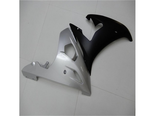 Carénage Moto R6 2003-2005 - Argent Noir Carénage Moto R6 2003-2005 - Argent Noir