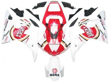 Carénage Moto R6 2003-2005 - Blanc Rouge Lucky Strike