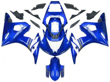 Carénage Moto R6 2003-2005 - Bleu Blanc