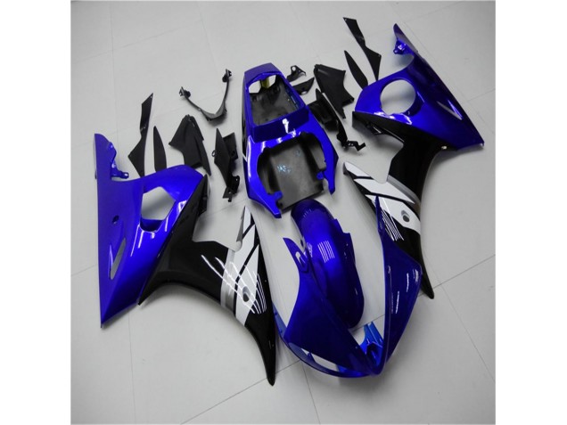 Carénage Moto R6 2003-2005 - Bleu Blanc Noir Carénage Moto R6 2003-2005 - Bleu Blanc Noir