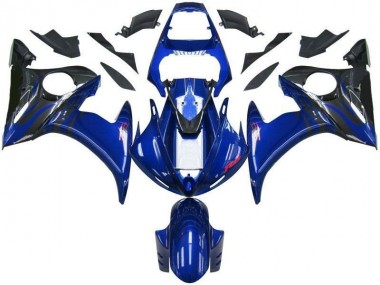 Carénage Moto R6 2003-2005 - Bleu Noir