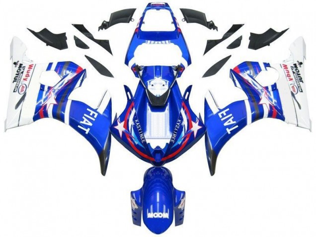 Carénage Moto R6 2003-2005 - Bleu Star Fiat Carénage Moto R6 2003-2005 - Bleu Star Fiat