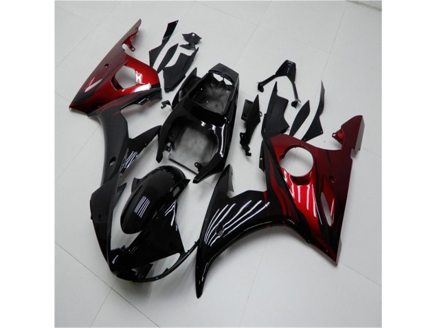 Carénage Moto R6 2003-2005 - Noir Rouge Carénage Moto R6 2003-2005 - Noir Rouge