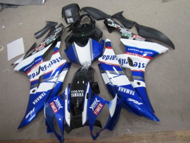 Carénage Moto R6 2006-2007 - Blanc Bleu Sterilgarda Volvo