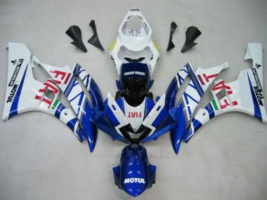 Carénage Moto R6 2006-2007 - Bleu Blanc Motul Rouge Fiat
