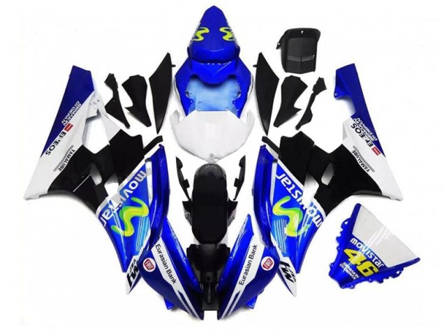 Carénage Moto R6 2006-2007 - Bleu Noir Blanc Carénage Moto R6 2006-2007 - Bleu Noir Blanc