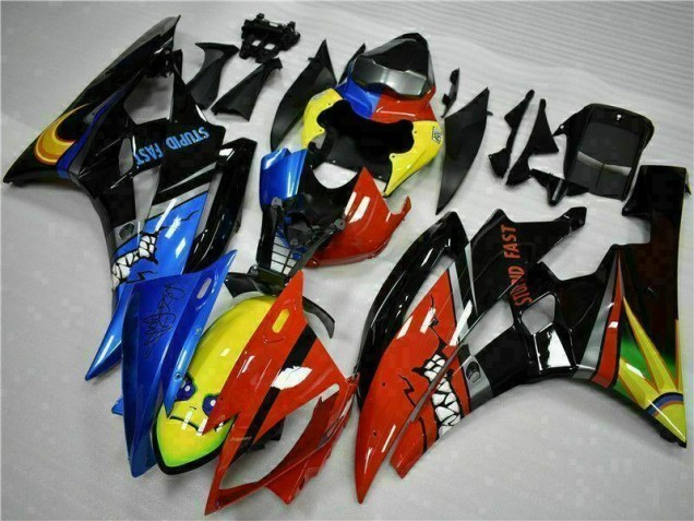 Carénage Moto R6 2006-2007 - Jaune Bleu Rouge
