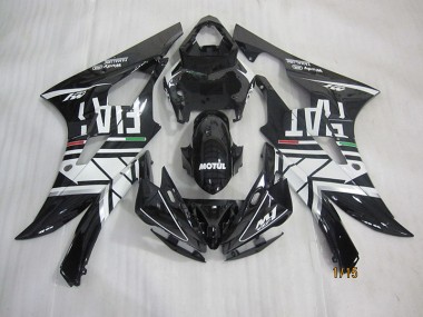 Carénage Moto R6 2006-2007 - Noir Blanc Motul Fiat