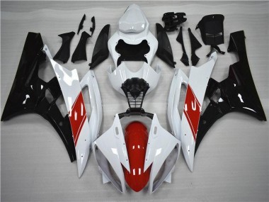 Carénage Moto R6 2006-2007 - Rouge Blanc Noir