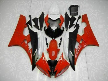 Carénage Moto R6 2006-2007 - Rouge Noir