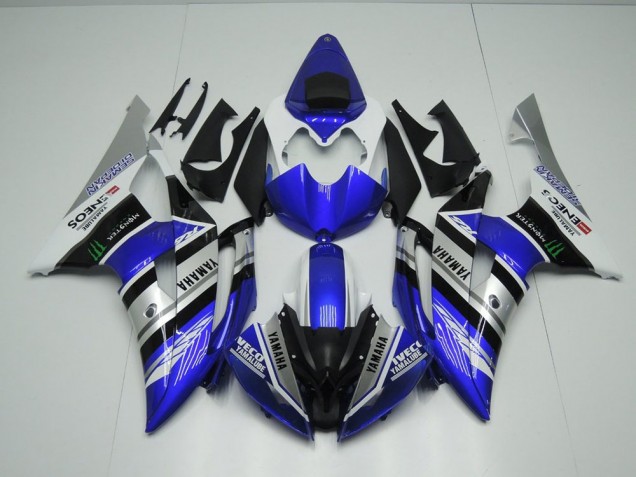 Carénage Moto R6 2008-2016 - Bleu Blanc ENEOS Monster