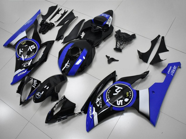 Carénage Moto R6 2008-2016 - Bleu Noir Carénage Moto R6 2008-2016 - Bleu Noir