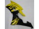 Carénage Moto R6 2008-2016 - Jaune Noir Carénage Moto R6 2008-2016 - Jaune Noir