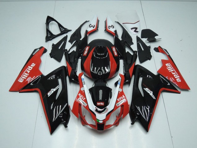 Carénage Moto RS 125 2006-2011 - Noir et Rouge Carénage Moto RS 125 2006-2011 - Noir et Rouge