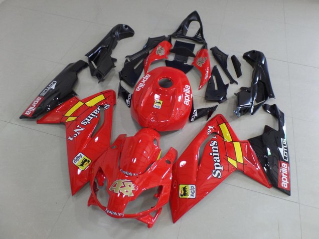 Carénage Moto RS 125 2006-2011 - Rouge et Noir