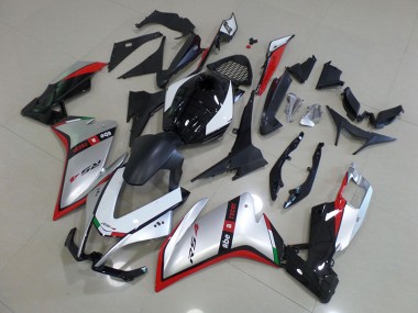 Carénage Moto RS4 50 125 2011-2018 - Noir Argent Rouge