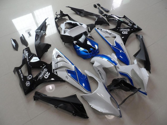 Carénage Moto S1000RR 2009-2014 - Blanc Bleu Noir Carénage Moto S1000RR 2009-2014 - Blanc Bleu Noir