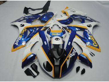 Carénage Moto S1000RR 2009-2014 - Noir Bleu Blanc GoldBet