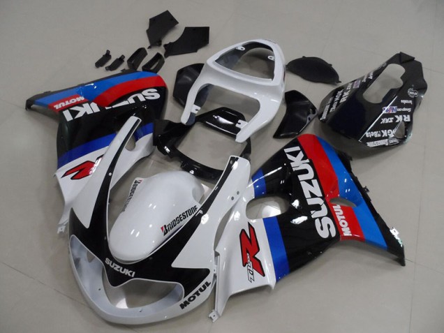 Carénage Moto TL1000R 1998-2003 - Blanc Bleu Motul Carénage Moto TL1000R 1998-2003 - Blanc Bleu Motul