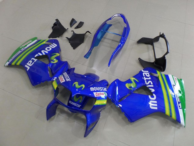 Carénage Moto VFR 800 1998-2001 - Movistar Carénage Moto VFR 800 1998-2001 - Movistar