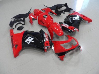 Carénage Moto ZX 250R 2008-2012 - Rouge Noir