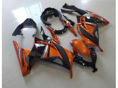 Carénage Moto ZX 300R 2013-2016 - Noir Orange