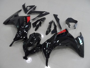 Carénage Moto ZX 300R 2013-2016 - Noir Rouge