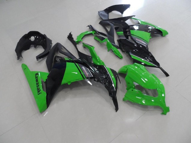 Carénage Moto ZX 300R 2013-2016 - Noir Vert Carénage Moto ZX 300R 2013-2016 - Noir Vert