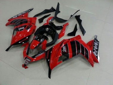 Carénage Moto ZX 300R 2013-2016 - Rouge Noir Airfore