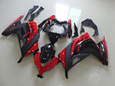 Carénage Moto ZX 300R 2013-2016 - Rouge Noir