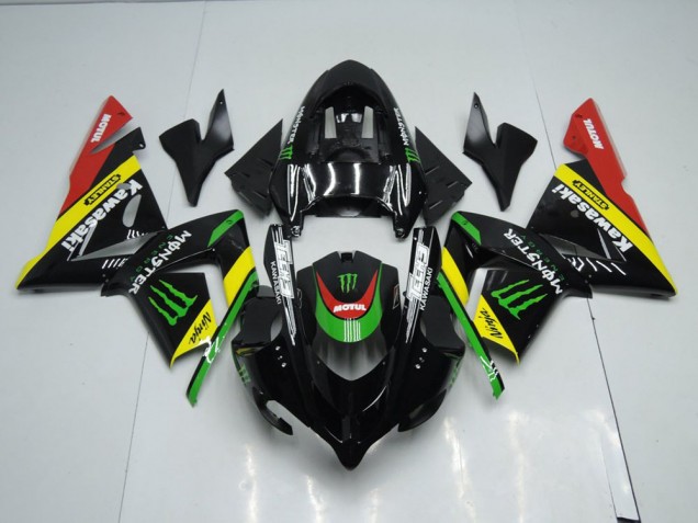 Carénage Moto ZX10R 2003-2005 - Noir Jaune Monster Carénage Moto ZX10R 2003-2005 - Noir Jaune Monster