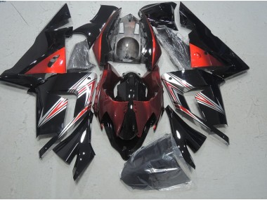 Carénage Moto ZX10R 2003-2005 - Noir Rouge