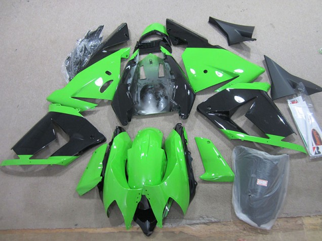 Carénage Moto ZX10R 2003-2005 - Noir Vert Carénage Moto ZX10R 2003-2005 - Noir Vert