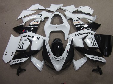 Carénage Moto ZX10R 2006-2007 - Blanc Touch4 Monster