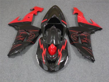 Carénage Moto ZX10R 2006-2007 - Noir Rouge