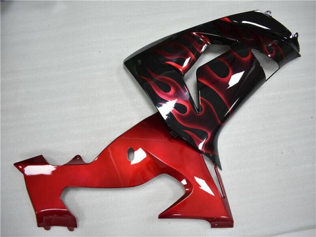 Carénage Moto ZX10R 2006-2007 - Rouge Flamme Carénage Moto ZX10R 2006-2007 - Rouge Flamme