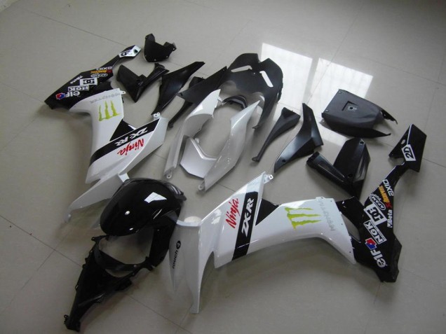 Carénage Moto ZX10R 2008-2010 - Blanc Monster Carénage Moto ZX10R 2008-2010 - Blanc Monster