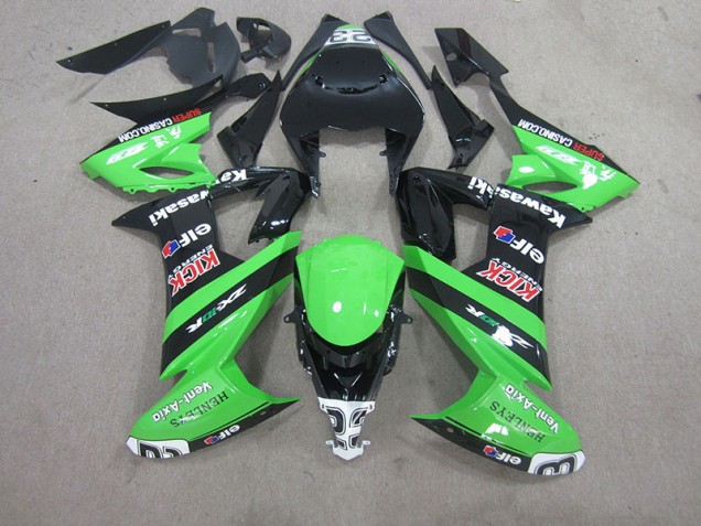 Carénage Moto ZX10R 2008-2010 - Noir Vert Carénage Moto ZX10R 2008-2010 - Noir Vert