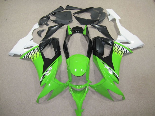 Carénage Moto ZX10R 2008-2010 - Noir Vert Ninja Carénage Moto ZX10R 2008-2010 - Noir Vert Ninja