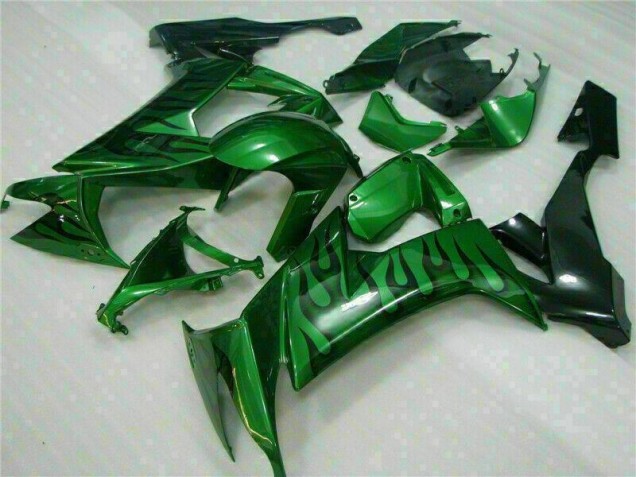 Carénage Moto ZX10R 2008-2010 - Vert Flamme
