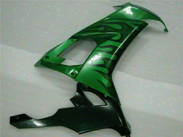 Carénage Moto ZX10R 2008-2010 - Vert Flamme