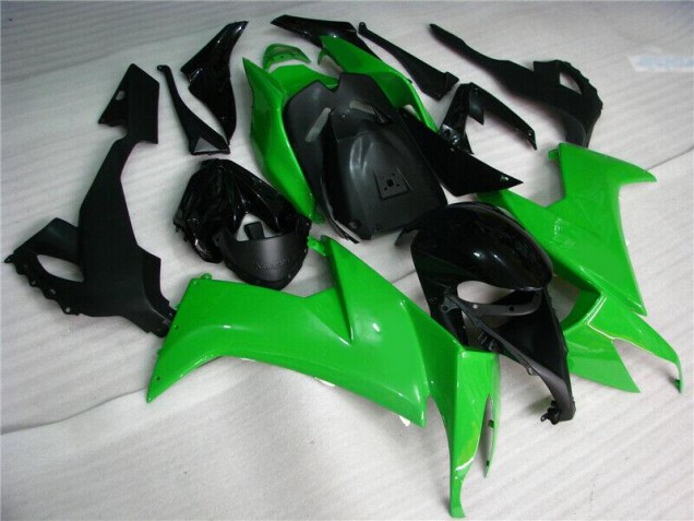 Carénage Moto ZX10R 2008-2010 - Vert Noir Carénage Moto ZX10R 2008-2010 - Vert Noir