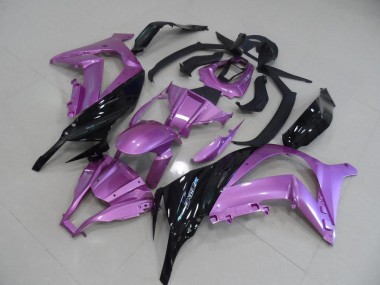 Carénage Moto ZX10R 2011-2015 - Rose et Noir